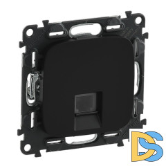Информационная розетка RJ45 Legrand Valena Allure антрацит 753948