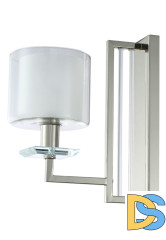 Бра Crystal Lux Nicolas NICOLAS AP1 NICKEL/WHITE