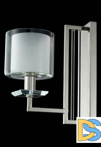 Бра Crystal Lux Nicolas NICOLAS AP1 NICKEL/WHITE