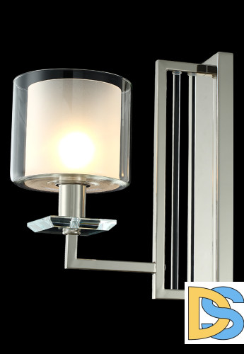 Бра Crystal Lux Nicolas NICOLAS AP1 NICKEL/WHITE