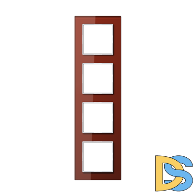 Рамка четырехместная Jung AC584GLRT