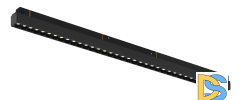 Трековый магнитный светильник iLedex Vision 4822-002-L690-36W-38DG-3000K-BK