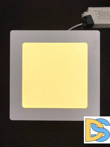 Настенно-потолочный светильник Elvan NLS-702SQ-12W-WW-Wh