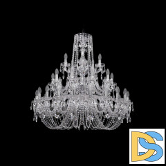 Подвесная люстра Bohemia Ivele Crystal 1402/20+10+5/360/3d Ni