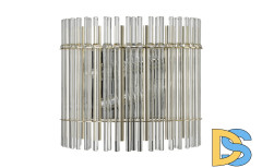 Настенный светильник Crystal Lux AURELIO AP2 GOLD+CHROME/TRANSPARENT