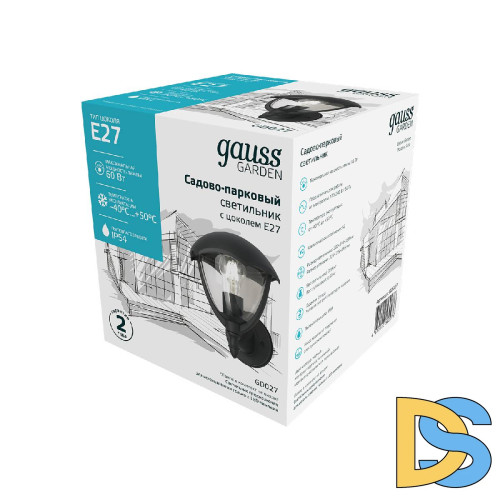 Уличный настенный светильник Gauss Aura GD027