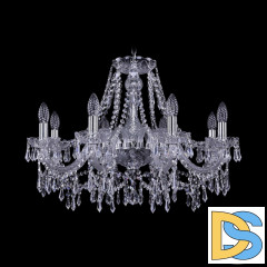 Подвесная люстра Bohemia Ivele Crystal 1403/8/240 Ni