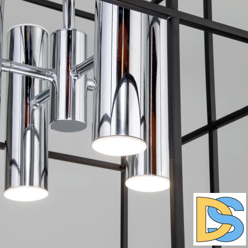 Люстра на штанге Eurosvet Adamson 70142/8 хром a060670