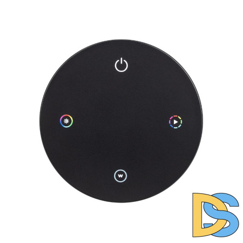 Пульт Arlight SMART-801-22-1G-RGBW Black (3V, Magnet, 2.4G) 046479