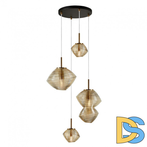 Каскадная люстра IMEX Oreon MD.9402-4-P-BR
