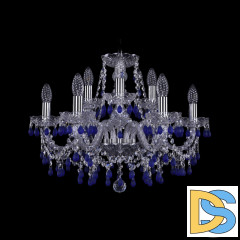 Подвесная люстра Bohemia Ivele Crystal 1410/6+3/195 Ni V3001