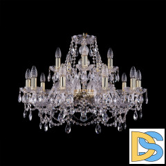 Подвесная люстра Bohemia Ivele Crystal 1411/10+5/240 G