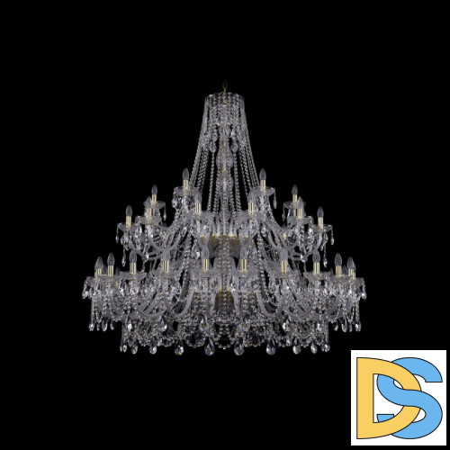 Подвесная люстра Bohemia Ivele Crystal 1411/24+12+6/530/2d G