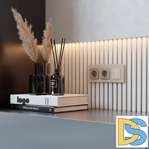 Рамка на 3 поста Werkel Senso (шампань, стекло soft-touch) W0033111