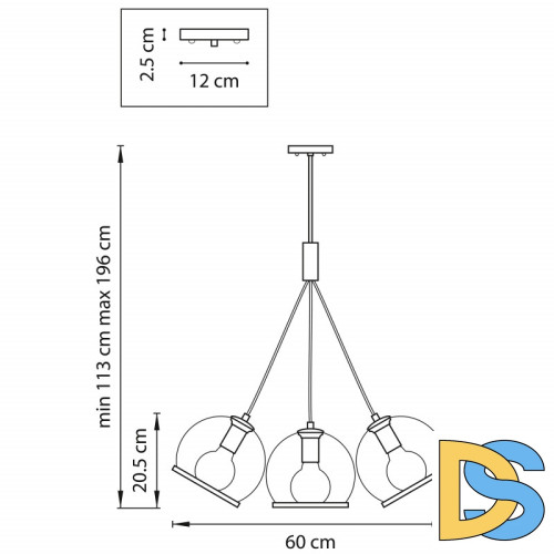 Подвесной светильник Lightstar Sferico 729071