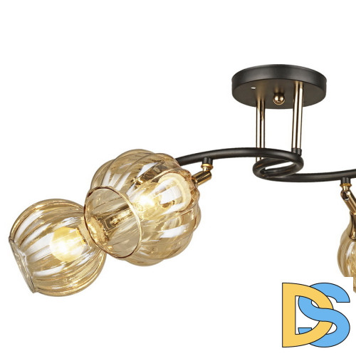 Потолочная люстра Reluce 04236-0.3-04 BK+FGD