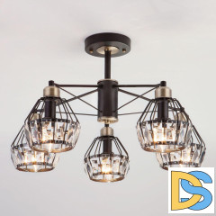 Потолочная люстра Eurosvet Lord 70075/5 черный