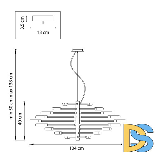 Подвесная люстра Lightstar RAGNO 733187