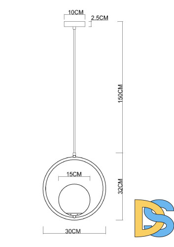 Подвесной светильник Arte Lamp Matisse A7741SP-1BK