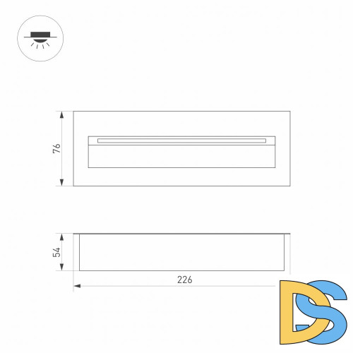 Светильник для ступеней Arlight Trail 029964