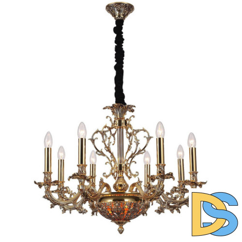 Подвесная люстра Lucia Tucci Firenze 1780.8.2 Antique Gold