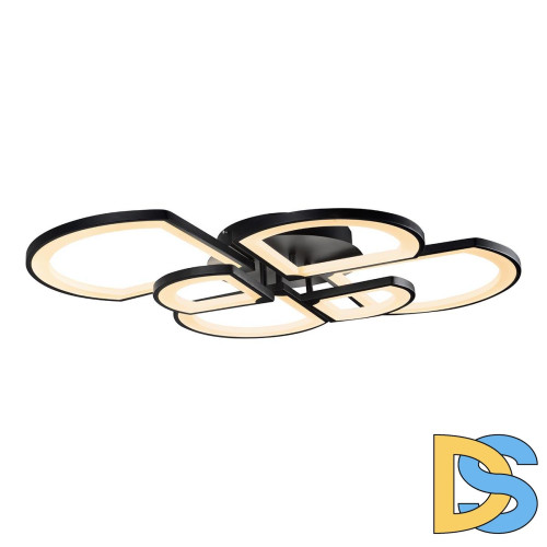 Потолочная светодиодная люстра iLedex River 6882/6 BK