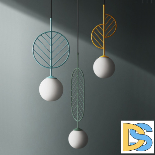 Подвесной светильник ImperiumLoft Leaf 178148-26