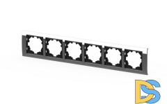 Рамка одноместная ELBI Zena Platin 500-073100-271