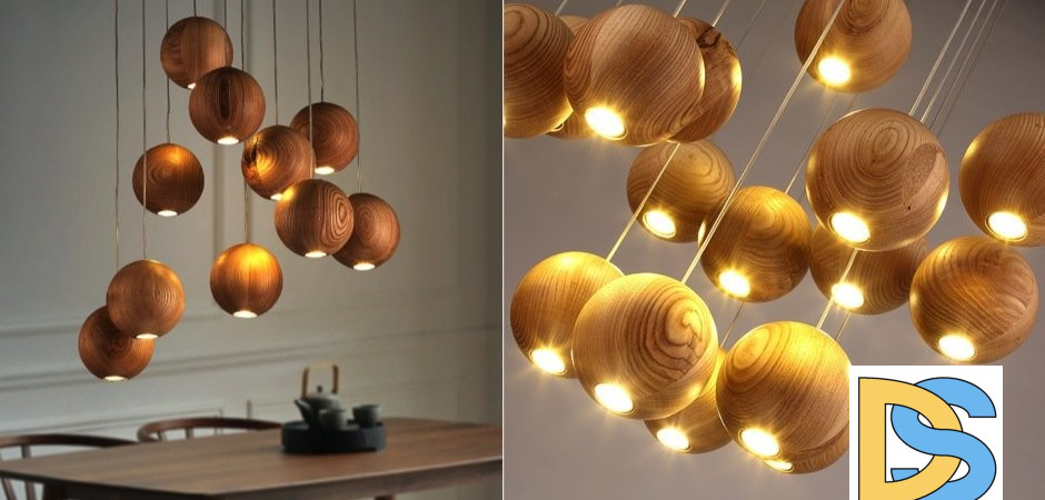 Подвесной светильник ImperiumLoft Lofter Wooden Sphere 73428-22