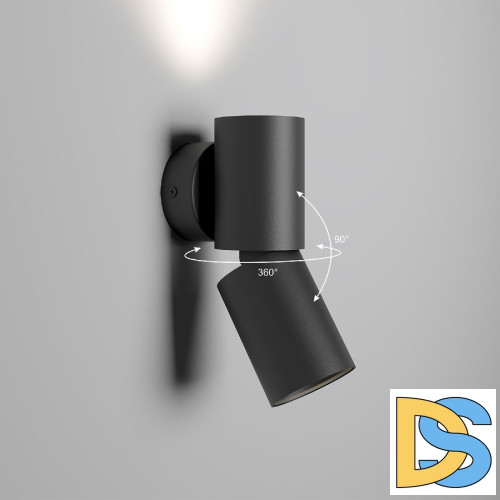 Настенный светильник Elektrostandard Deep 40126/LED черный 4690389193880 a062926