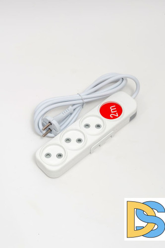 Удлинитель 4вх с защитными шторками ELBI Myra 527-010202-430