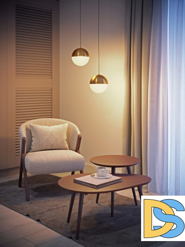 Трековый светильник Arlight LGD-Emisfero-Track-Hang-4TR-R150-11W Warm3000 035940