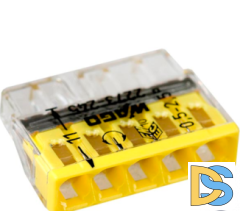 Клемма монтажная WAGO 5х0,5-2,5 (WAGO 2273-205)