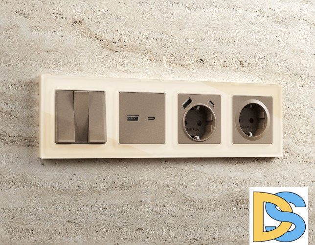 Рамка пятиместная Ambrella Volt Platos AF330305