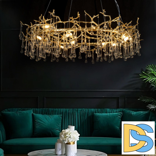 Подвесная люстра Loft IT Bijout 10068/1000 GD