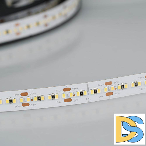 Светодиодная лента Arlight 21,6W/m 300LED/m 2216SMD теплый белый 5M 023590(2)