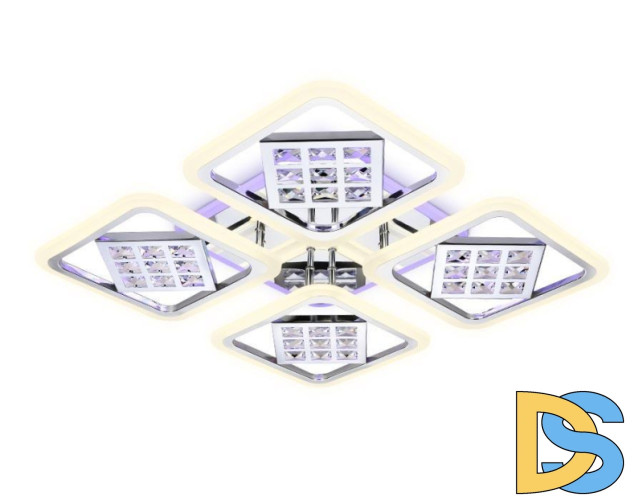 Потолочная светодиодная люстра Ambrella Light Acrylica Ice FA288
