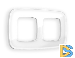 Рамка двухместная Ambrella Volt Coint OF640102