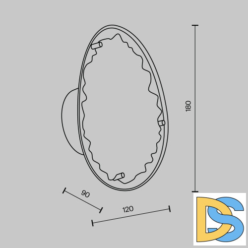 Настенный светильник Modestyle MS.2311.01 GD