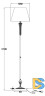 Торшер Arte Lamp Gracie A7301PN-1PB