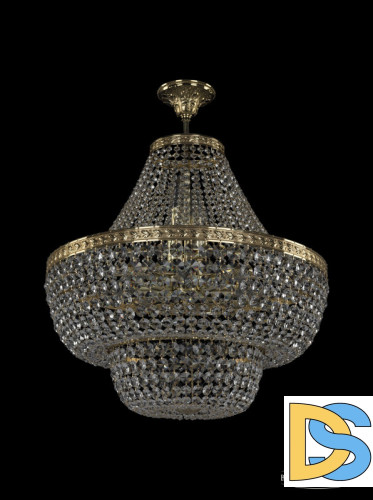 Люстра на штанге Bohemia Ivele Crystal 19101/H1/55IV G