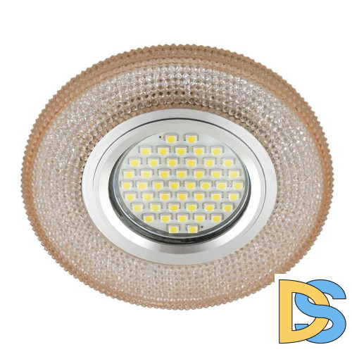 Встраиваемый светильник Fametto Luciole DLS-L142 Gu5.3 Glassy/Light Tea