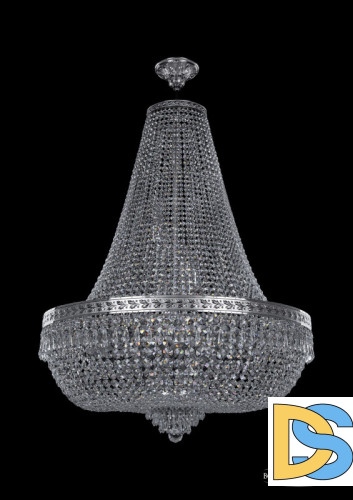 Люстра на штанге Bohemia Ivele Crystal 19271/H2/80IV Ni