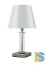 Настольная лампа Crystal Lux Nicolas NICOLAS LG1 NICKEL/WHITE
