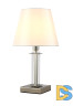 Настольная лампа Crystal Lux Nicolas NICOLAS LG1 NICKEL/WHITE