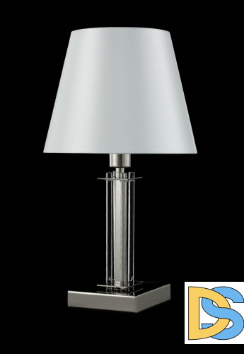 Настольная лампа Crystal Lux Nicolas NICOLAS LG1 NICKEL/WHITE