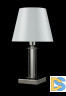 Настольная лампа Crystal Lux Nicolas NICOLAS LG1 NICKEL/WHITE