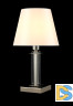 Настольная лампа Crystal Lux Nicolas NICOLAS LG1 NICKEL/WHITE