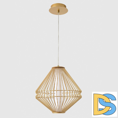 Подвесной светильник Crystal Lux CUADRA SP15W LED GOLD