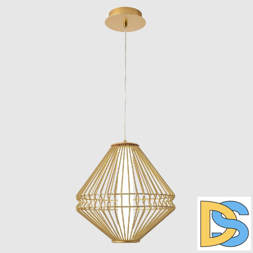 Подвесной светильник Crystal Lux CUADRA SP15W LED GOLD
